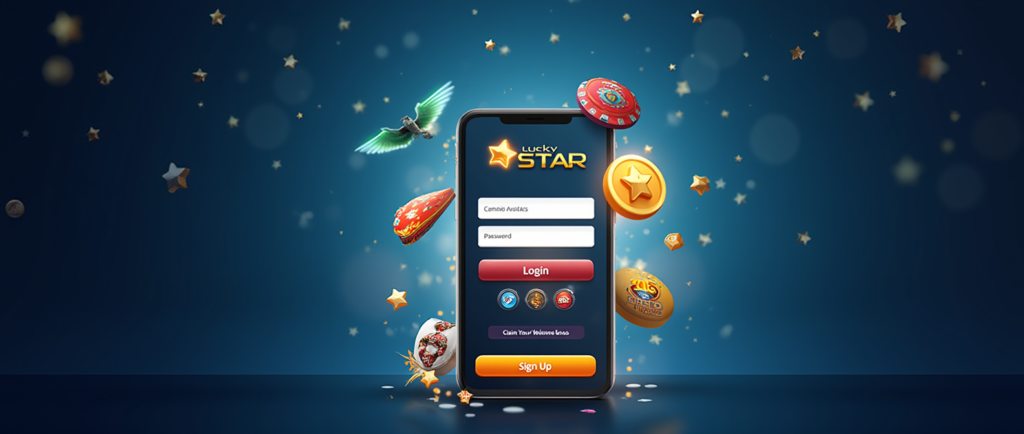 Overview of the Lucky Star Casino login and registration process